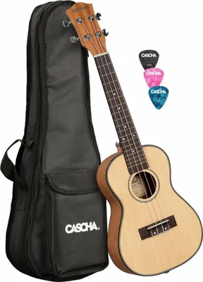 Produktbild von Cascha HH 2151L Natural Konzert-Ukulele