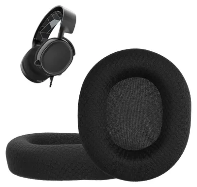 Produktbild von kwmobile 2x Ohr Polster für SteelSeries Arctis 3 / Arctis 5 / Arctis 7 / Arctis 9 / Arctis 9X Ohrpolster - Ersatz Ohrpolster - Kopfhörer Ersatzteile -