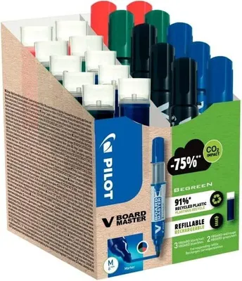 Produktbild von PILOT Whiteboard-Marker V BOARD MASTER BONUS PACK sortiert 20er Set