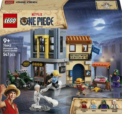 Immagine prodotto di Lego One Piece 75642 Resa Dei Conti Con Capitano Smoker, Gioco Interattivo Con 4 Minifigure, Regalo Per Bambini E Bambine 9+