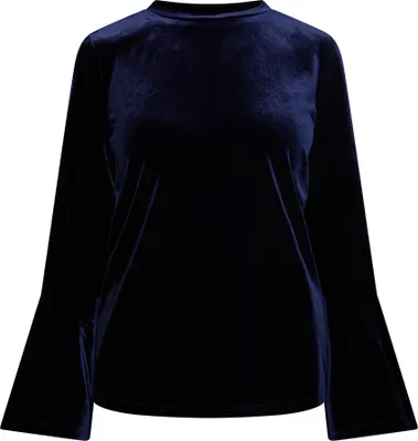 Image de Chemisier pour femmes ALBEE - Bleu marine. Chemisier pour femmes ALBEE - Bleu marine, taille L