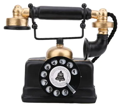 Imagen del producto de Modelo de teléfono decorativo de estilo retro, ideal para el hogar u oficina