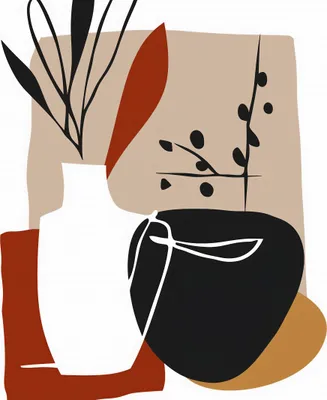 Image de Affiche 50 x 50 cm Réflexions naturelles