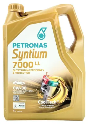 Produktbild von PETRONAS SYNTIUM 7000 LL für 0W-30 5 Liter Motoröl Motorenöl Synthetisch C30 504 00 507 00 Longlife-04 Öl
