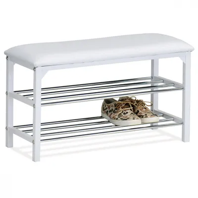 Obrázok produktu pre Autronic Stojan na topánky - stolička 83168-13 WT White