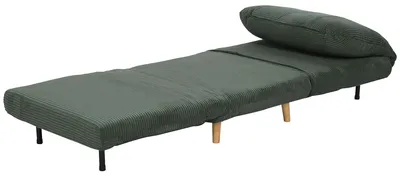 Obrázek produktu pro HOMCOM 2 v 1 rozkládací pohovka, rozkládací křeslo, skládací matrace, postel pro hosty, skládací postel, zelená