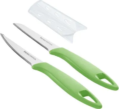 Image de Tescoma 863000 Couteau de cuisine Acier inoxydable 2 pièce(s) Jeu de couteaux