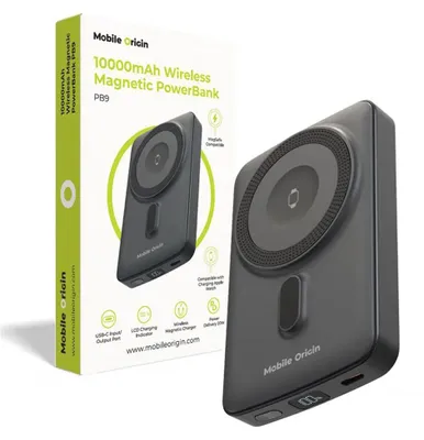 Immagine prodotto di Powerbank magnetico portatile Origin Wireless da 10.000 mAh Pb9