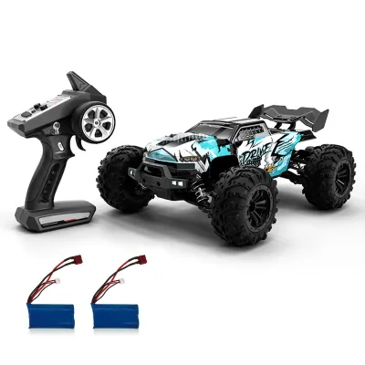 Produktbild von RC-Auto 2,4 GHz, 70 km/h, Hochgeschwindigkeits-Offroad-RC-Truck im Maßstab 1:16, bürstenloser Motor, LED-Beleuchtung, Allradantrieb, Renn- und Kletter