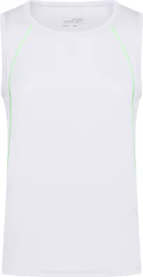 Produktbild von Funktions-Top für Fitness und Sport white/bright-green, Gr. L