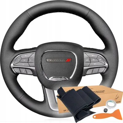 Produktbild von Lenkradabdeckung Mit Muster Für Dodge Challenger Charger Durango
