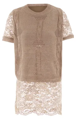 Immagine prodotto di LYNNEA maglione da donna in maglia - Beige, XS/S