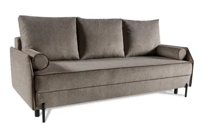 Produktbild von Schlafsofa BUENO 209 x 93 x 85 cm – BEIGE – Schlaffunktion 200 x 138 cm – Modernes 3-Sitzer Sofa