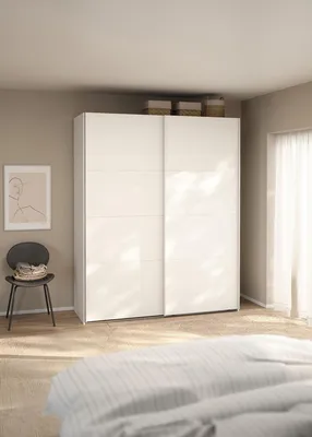 Productafbeelding van Kledingkast Catania Wit 180x220cm - Giga Living