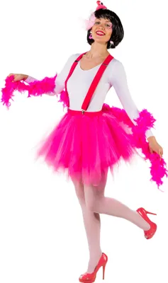 Produktbild von Tüllrock Tutu voluminös  pink S/M