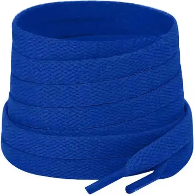 Produktbild von Flache Schnürsenkel - Blau_Dunkel - 120 cm