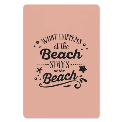 Produktbild von MuchoWow® Mauspad Mousepad Sommer - Zitat - Strand 40x60 cm - Mousepads - Maus Mat - Pad - Mausunterlage - Schreibtisch Accesoire