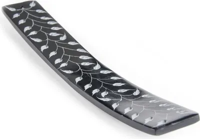 Produktbild von Blätter graviert - Specksteinhalter
