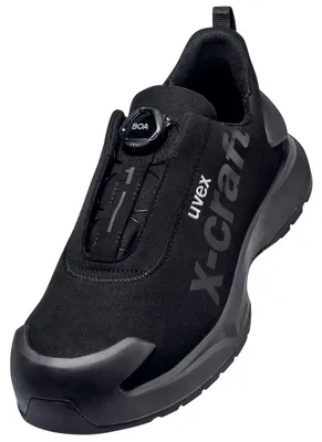Produktbild von uvex 1 x-craft BOA Sicherheitsschuh S3S Halbschuh schwarz 42