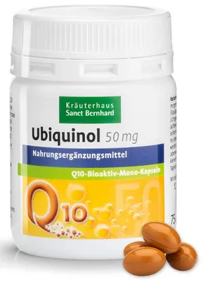 Produktbild von Sanct Bernhard Ubiquinol 50 mg - 75 Kapseln