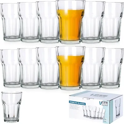 Produktbild von Vilde Gläser-Set Trinkgläser Wassergläser Saftgläser 360 ml 12 Stk.