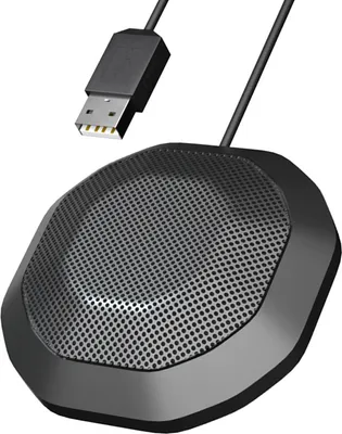 Image de Computer Microphone 360�� Omnidirectional High Sensitivity Mic Desktop USB Microphone