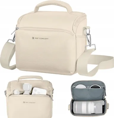 Image de Holster Bag Photo Sling pour DSLR Camera Drone Camera Gimbal K&F / KF13.179V3 / Beige