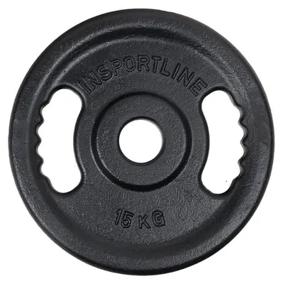 Produktbild von Insportline Olympische Wurfscheibe aus Gusseisen, Castblack OL, 15 kg, 50 mm