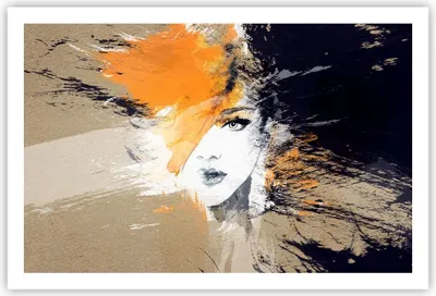Produktbild von Poster - Poster ohne Rahmen - Abstraktion Frau - 91,5x61 cm - Wand Bild - Wanddeko - Wandbilder - Kunstposter - Wandposter - Bilder - Kunstdruck - Wanddekoration - Wandbild - P2XAA91x61-3656