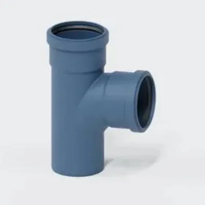 Produktbild von POLOPLAST Abzweig, DN90/90, POLO-KAL NG, PP-MD, Ø90mm, 87,5°, blau, 1 Stk.