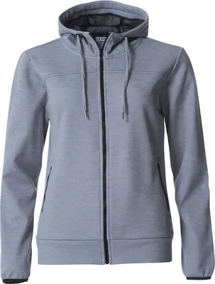 Produktbild von Clique Damen Kapuzenjacke Ottawa mit Kapuze, Reißverschlusstaschen und Kopfhörerzugang