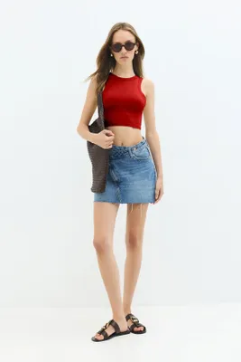 Produktbild von Neckholder-Crop-Top, Red, L