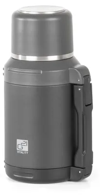 Produktbild von G21 Edelstahl-Thermoskanne 1200 ml, schwarz-grau