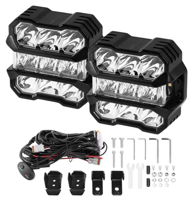Produktbild von 4x Auto Led Arbeitsscheinwerfer Offroad Spot Flutlicht Strahler For Offroad Lkw