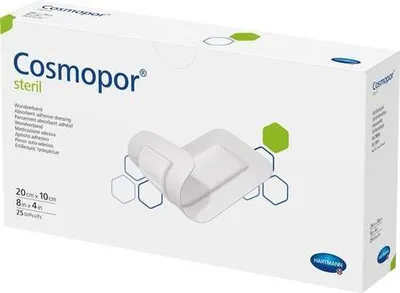 Obrázek produktu pro Hartmann Cosmopor® Sterilní obvaz na rány - 25 kusů - 10 x 20 cm | balení (25 kusů)