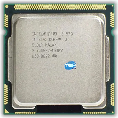 Productafbeelding van Intel Core i3 530 processor, CPU, socket LGA1156, 2,93 GHz, 2 cores / 4 threads, eerste generatie