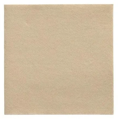 Produktbild von Servietten "DAILY Collection" 1/4-Falz 32 cm x 32 cm sand