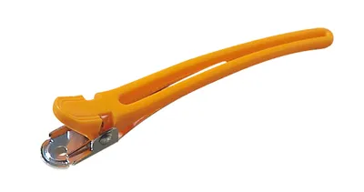 Produktbild von Comair Haarclips Plastik/Aluminium 10St gelb 95mm Hair clip plastic/al