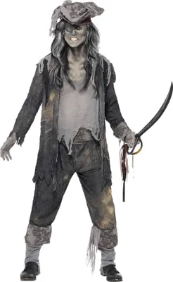 Immagine prodotto di Smiffys - Costume "Deluxe" da uomo SM2297 (L) (Grigio)