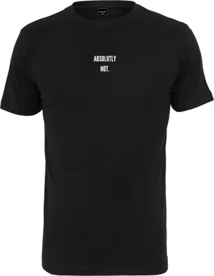 Productafbeelding van Herentrui Mr. Tee "Absolutely Not" - zwart - XXL