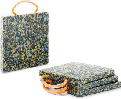 Produktbild von MSW Kranplatten - 30 x 30 x 3 cm - Traglast bis zu 7.000 kg - 4 Stück - abgerundete Ecken