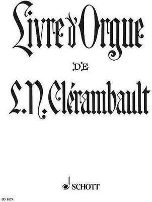 Produktbild von Livre d' Orgue