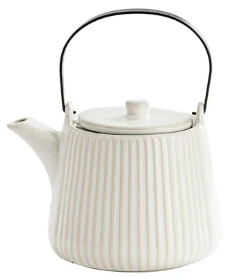 Immagine prodotto di Omgoods - Teiera in porcellana da 1000 ml con infusore removibile