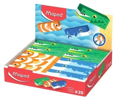 Obrázek produktu pro Gumička Playful Zvířátka (20 kusů) MAPED