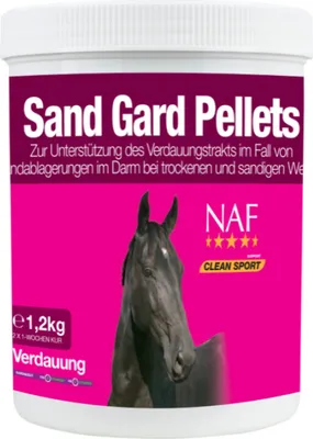 Image de Sand Gard pour les chevaux sujets aux coliques de sable, avec des probiotiques, des graines de psyllium et des vitamines