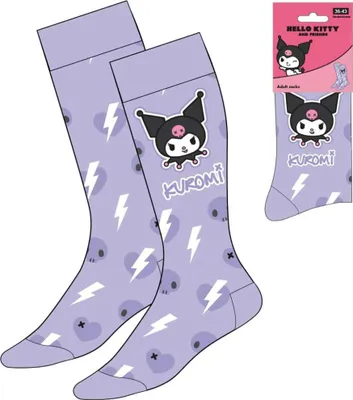 Image de Skarpetki Sanrio Kuromi Fioletowe rozmiar 36-43, oficjalna licencja