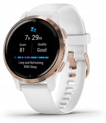 Produktbild von Sportuhr Garmin Venu 2S Weiß-GPS AMOLED 25 Modi 10 Tage Akku 010-02429-13