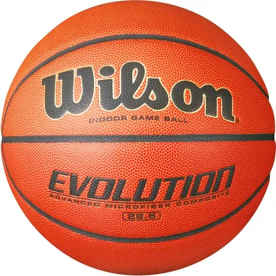 Produktbild von Wilson Basketball "Evolution", Größe 6, Orange-Schwarz