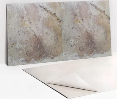 Obrázek produktu pro Ochranný Panel PVC - Samolepicí Vinylové Dlaždice na Stěnu - 100 x 50 - Texturní kámen