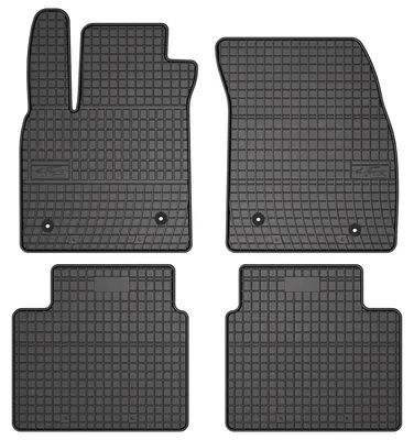 Produktbild von Gummi-Fußmatten für Ford Focus MK4 2018- (Schrägheck/Limousine/Kombi) – 4-tlg, Schwarz, passgenau – Wielganizator SolidPRO